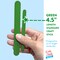 CraftySticks Colored Wood Craft Sticks 4.5 Inch, Red Orange Yellow Green Blue Purple White Black Pink Brown Popsicle Sticks